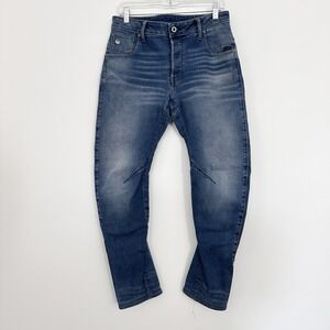 G Star Jeans 30x30 Slim RAW ARC 3D Button‎ Fly Denim Blue Dark Stretch